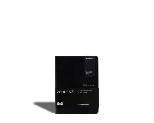 Signature Series A6 Small with Black Cover and Ruled Premium Paper - color: Black Cover with Ruled Paper, size: A6 Small