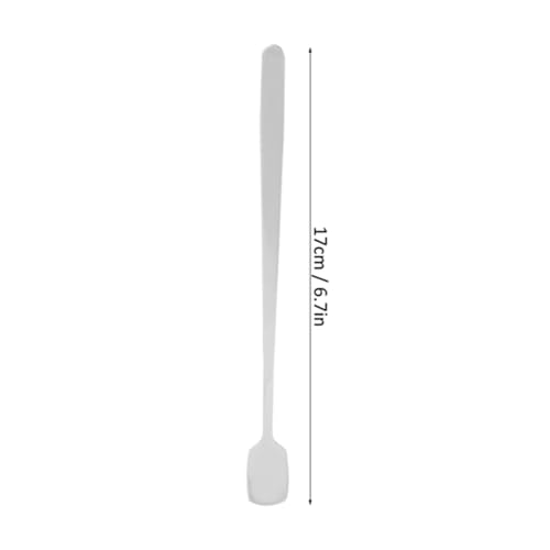 6.7in Long Candle Stirring Spoon, Square Stainless Steel Candle Stirring Spoon, Multifunctional Candle Mixing Spoon for Mixing Coffee, Tea, Drinks, Wax