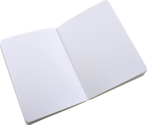 Signature Series A6 Small with Red Cover and Blank Premium Paper - color: Red Cover with Blank Paper, size: A6 Small