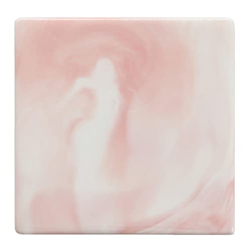1 Piece Wax Seal Pad Wax Sealing Pad Ceramic Coasters Cup Pad Square Sealing Wax Plate Wax Cooling Demoulding Plate Pad Wax Seal Stamp Cooling Demoulding Plate Pad, Pink