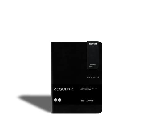 Signature Series B6 Medium with Black Cover and Ruled Premium Paper - color: Black Cover with Ruled Paper, size: B6 Medium