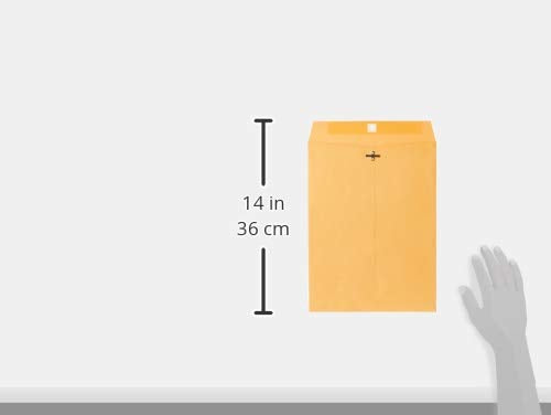 Mead Letter Size Mailing Envelopes, Clasp Closure, All-Purpose 32-lb Paper, 9" X 12", Brown Manila Kraft Envelope, 100 per Pack (CO790) - style: 9" x 12"