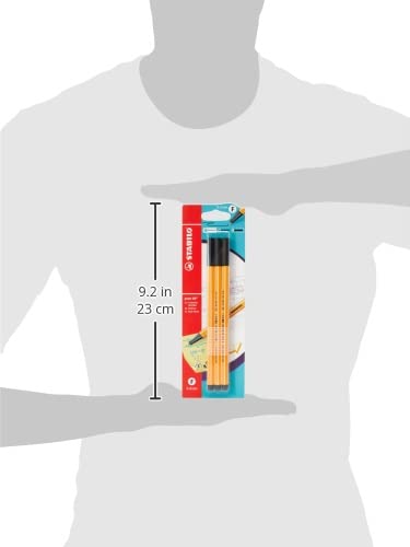 STABILO fineliner point 88 - color: Black, size: 1 Count (Pack of 1)