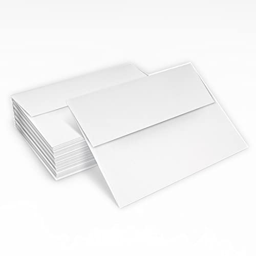 LUXPaper A2 Invitation Envelopes (4 3/8 x 5 3/4) - 70lb. Classic Linen Avon Brilliant White (250 Qty.) | Perfect for Invitations, Announcements, Sending Cards, RSVP Cards | 4870-70AWLI-250 - color: 70lb. Classic Linen Avon Brilliant White, size: 250 Qty.