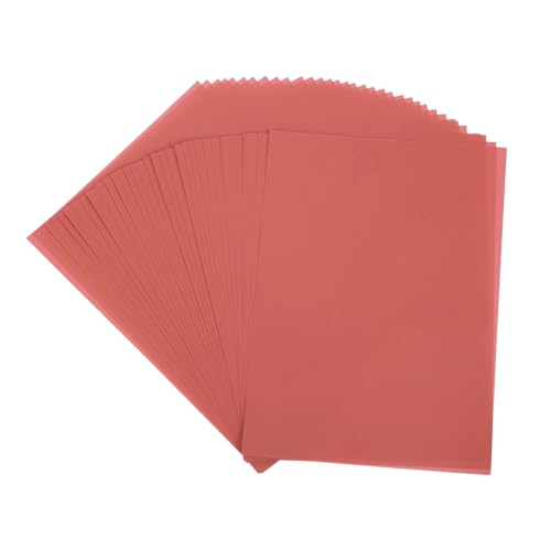 PATIKIL 80Pcs 11"x8.5" Vellum Tracing Paper for Drawing 100g Bright Red | Printable Vellum Paper Sheets Jackets Tracing Transparent for Invitations Belly Bands Envelope Gift Drawing Sketching - color: Bright Red, size: 11" x 8.5"