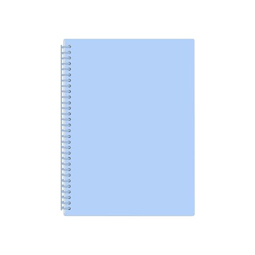 A4 Reusable Blank Sticker Collecting Book Sticker Album Storage (Blue） - color: blue