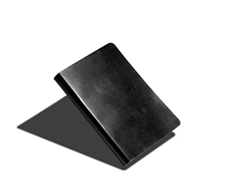 Signature Series A5 Large with Black Cover and Grid Premium Paper - color: Black Cover with Grid Paper, size: A5 Large