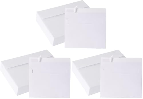Janvale 5x7 Envelopes 150 Pack, A7 White Envelopes for Invitations, 5 1/4” x 7 1/4” Large for Weddings, Invitations, Greeting Cards, Postcards, Photos, Mailing, Quick Self Seal. - color: White, size: 5.5x7.5 (Pack of 3)