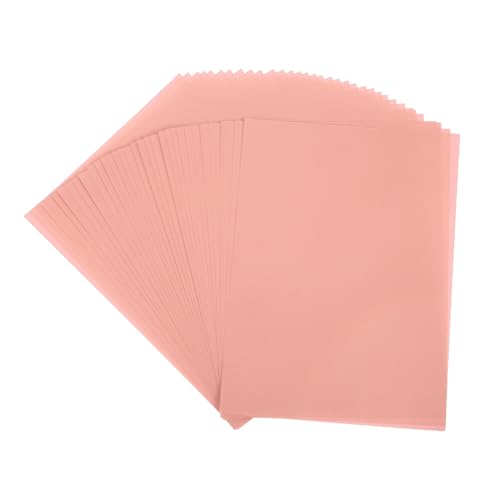 PATIKIL 80Pcs 11"x8.5" Vellum Printable Tracing Paper for Drawing 100g Pink | Vellum Paper Sheets Jackets Tracing Transparent for Invitations Belly Bands Envelope Gift Drawing Sketching - color: Pink, size: 11" x 8.5"