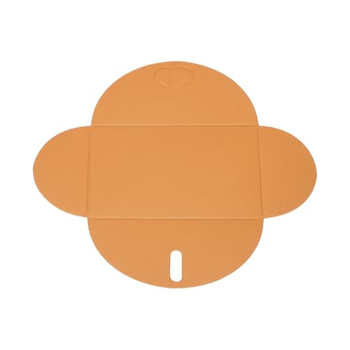 PATIKIL Gift Card Envelopes, 12 Pack Heart Shaped Clasp Small Gift Cards Holder Mini Envelope for Birthdays Weddings, Orange - color: Orange