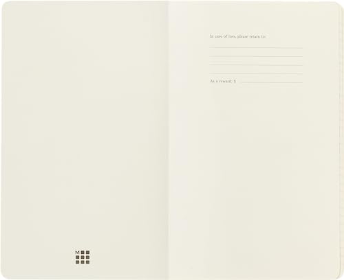 Moleskine Volant Journal, Large, Ruled, Coral Orange/Aquamarine Blue (5 x 8.25)
