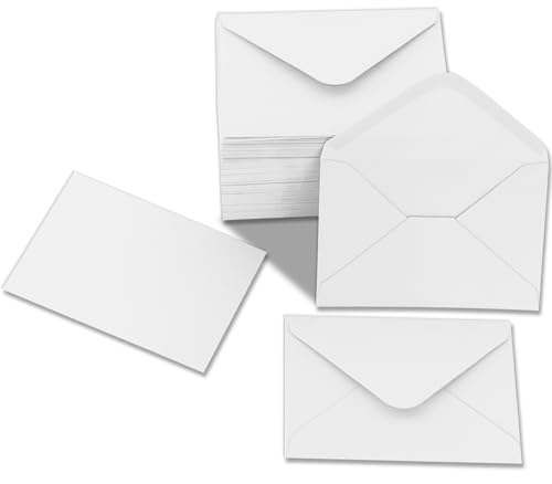 100 pack Gift Card Envelopes - color: White