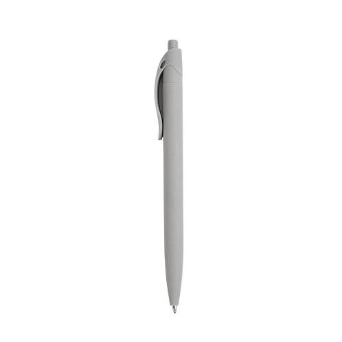 BallPoint Pens, 100 Pack (BLACK Ink),Bulk Pens, Grey Barrel,Click Pens for Office Home and School, Retractable Ballpoint Pens, Medium Point, 1.00MM (Grey) - color: Grey