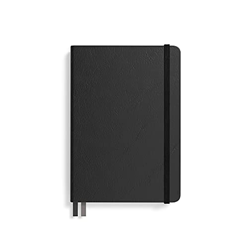 TRU RED Medium Flexible Cover Dotted Journal, Black, Softcover - color: Red, style: Dotted