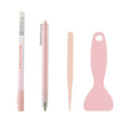 Yucenora 4 PCS Pink Scrapbooking Tools Set - color: Pink