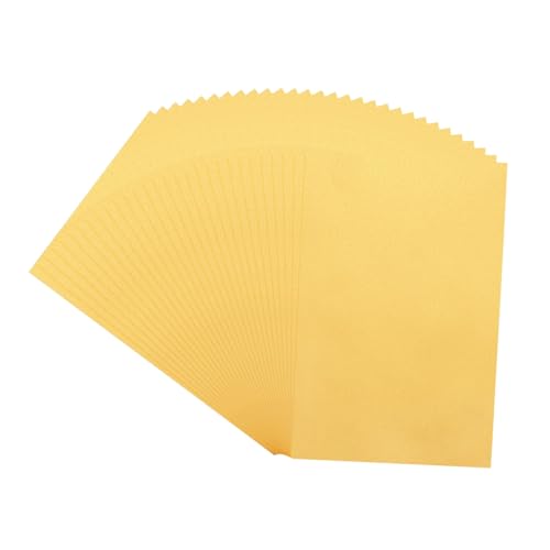 MECCANIXITY 50 Sheet Colored Vellum Paper 4" x 6", 100gsm Translucent Printable Vellum Sheets for Printing Wedding Invitations Inkjet Laser Printer, Bright Gold - color: Bright Gold, size: 4" x 6"