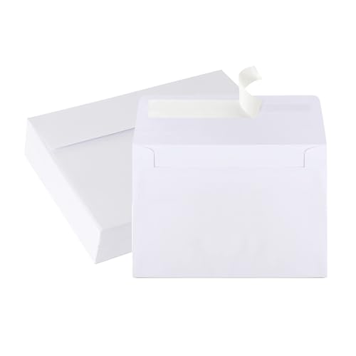 A2 Envelopes White, 70 Pack, Self Seal 120gsm Paper for 4.25x5.5 Cards, Size 4 3/8" x 5 3/4" Envelopes for Invitations, Postcards, Photos RSVP, Greeting Cards - color: White, size: A2 4.375x5.75