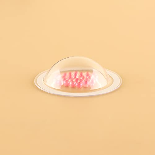 10 Pcs 1 1/2" 3D Dimensional Shaker Domes, Plastic Clear Puffy Shaker Window Blister Covers for Adding Dimension Confetti, Glitter, Sequins and Shine to You Craft DIY Projects! Arts Crafts Supplies - color: 2.5" Circle