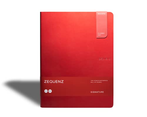 Classic 360 Soft Bound Journal Writing Notebook Red Lite Large 7.5 - inch x 10 - inch 100 Sheets / 200 Pages Ruled/Lined Premium Paper - color: Red Cover with Ruled Paper, size: B5 Large Lite