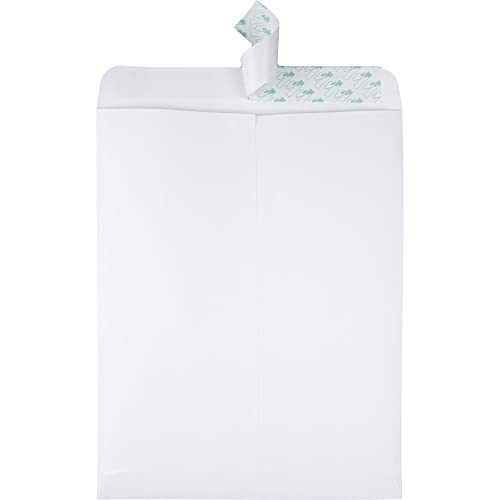 Quality Park 10 x 13 Catalog Envelopes, 100 Pack, Catalog-Style with Self Seal Closure, Heavyweight 28 lb Paper, Self Sealing Envelopes for Mailing, Filing and Organizing, White - color: White, size: 10 x 13 inches