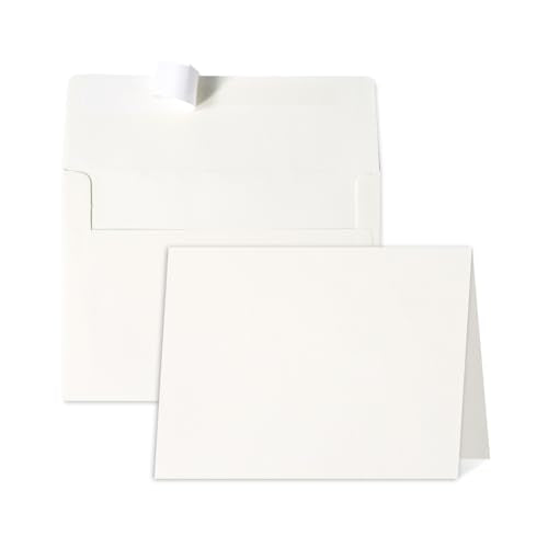 30 Pack 4x6 Envelopes with Cards Cream White A4 Cards and Envelopes Self Seal for Invitations, Weddings, Greeting Cards, Mailing, Graduation, Party - Printable 4.25 x 6.25 Inches - color: Cream White, size: 30 Pack A4 Cards and Envelopes (4.72x6.50in)