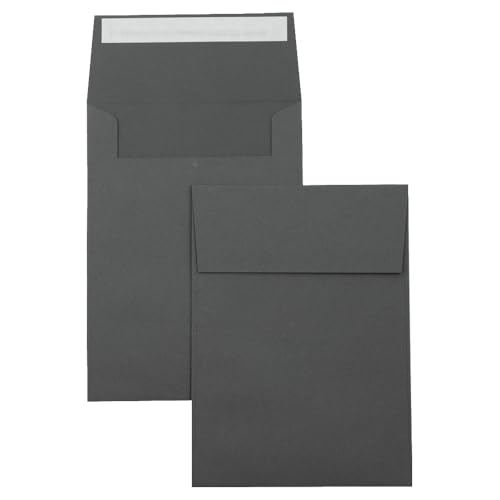 LUXPaper Vertical A7 Invitation Envelopes | 5 1/4" x 7 1/4" | Smoke Gray | 80lb. Text | 50 Qty - color: Gray