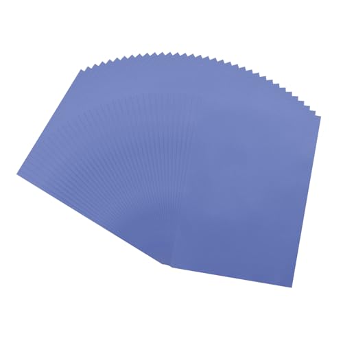 MECCANIXITY 50 Sheet Colored Vellum Paper 5" x 7", 100gsm Translucent Printable Vellum Sheets for Printing Wedding Invitations Inkjet Laser Printer, Deep Blue - color: Deep Blue, size: 5" x 7"
