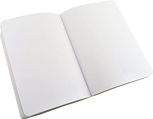Signature Series A5 Large with Black Cover and Blank Premium Paper - color: Black Cover with Blank Paper, size: A5 Large