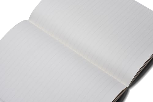 Signature Series B6 Medium with Black Cover and Ruled Premium Paper - color: Black Cover with Ruled Paper, size: B6 Medium