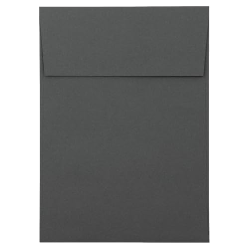 LUXPaper Vertical A7 Invitation Envelopes | 5 1/4" x 7 1/4" | Smoke Gray | 80lb. Text | 50 Qty - color: Gray