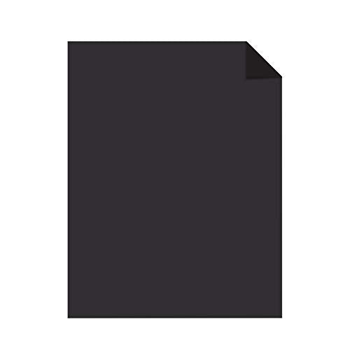 Astrobrights Color Cardstock,65 lb Cover Weight,8.5 x 11,Eclipse Black,100 Count (Pack of 6) - size: 100 Sheet (Pack of 6)