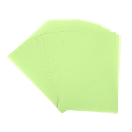 PATIKIL 80Pcs 11"x8.5" Vellum Tracing Paper for Drawing 100g Light Green | Printable Vellum Paper Sheets Jackets Tracing Transparent for Invitations Belly Bands Envelope Gift Drawing Sketching - color: Light Green, size: 11" x 8.5"