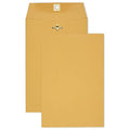 Mead Brown Kraft Envelopes, Clasp, 6" x 9", 100/Box (CO755) - style: 6" x 9"
