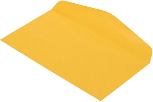 #6 3/4 Regular Envelope - Pastel - 24# (3 5/8 x 6 1/2) - Business Series. (Gold, 250) - color: Gold, size: 250