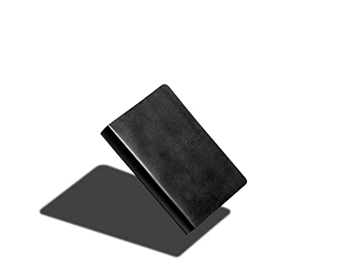 Signature Series B6 Medium with Black Cover and Ruled Premium Paper - color: Black Cover with Ruled Paper, size: B6 Medium