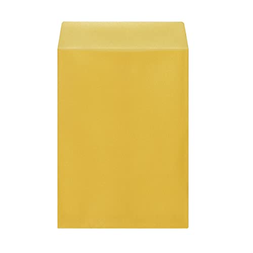 Quotidian Metallic Gold Vellum Paper Envelopes 4.75x6.5 in, 50 Count - color: Metallic Gold