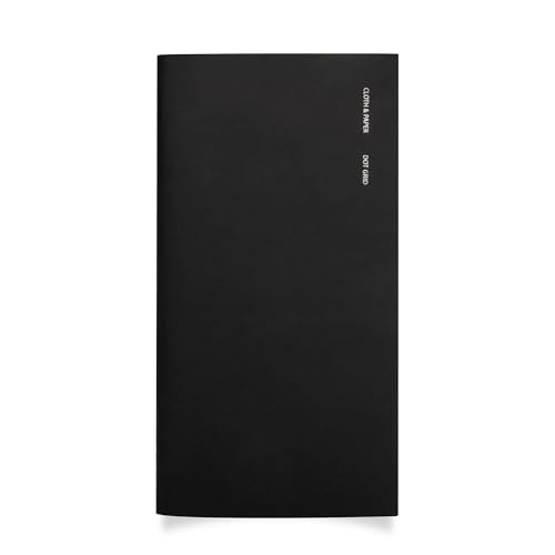 Cloth & Paper Travel Notebook | Dot Grid Journal – Avant Garde | Pocket Plus Dotted Notebook 3.2" x 6" | Bullet Journal for Planning, Sketching & Creative Notes for Work or School – Soft Touch Cover - color: Avant Garde