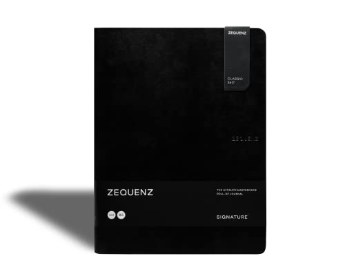 Classic 360 Soft Bound Journal Writing Drawing Notebook Lite Large 7.5 - inches x 10 - inches, 100 sheets / 200 pages Blank Premium Paper (Black) - color: Black Cover with Blank Paper, size: B5 Large Lite