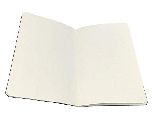 ALIMITOPIA Pocket Notebook 6 pack Brown Softcover Thread-bound Small Notebook Journal Diary Memo NotePad,A6 Size(4"X5.5"),30 sheets(Blank Pages) - size: A6 Size (Blank Pages)