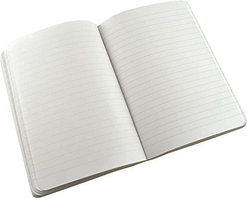 Signature Series A6 Small with Red Cover and Ruled Premium Paper - color: Red Cover with Ruled Paper, size: A6 Small