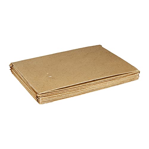 Wanderings Handmade Antiqued Deckle Edge Envelopes – 6.25" x 9.25" – Pack of 25 – Vintage Envelopes for Wedding Invitations, Letters, Stationery – Cold Press 150 GSM Cotton Paper - color: Vintage, size: Large 6" x 9.5"
