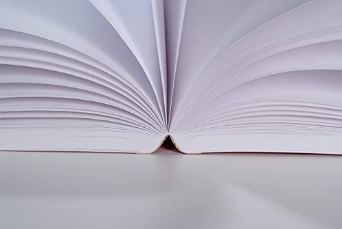 Signature Series A6 Small with Red Cover and Blank Premium Paper - color: Red Cover with Blank Paper, size: A6 Small