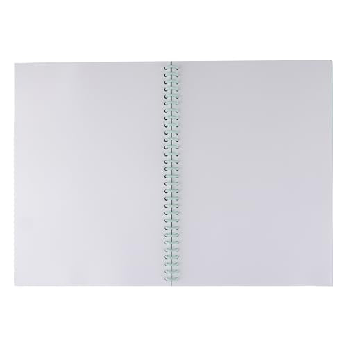 A4 Reusable Blank Sticker Collecting Book Sticker Album Storage (Green - color: Green