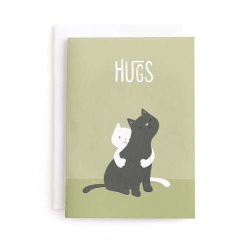 Minted Greeting Card, 1 EA - color: Hugs