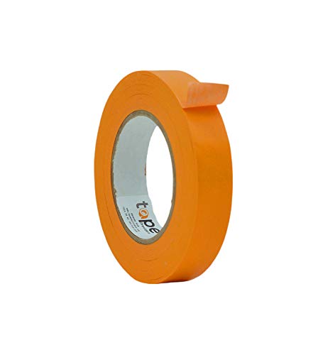 WOD CFTC6 Console Artist Tape Made in USA Orange, 1 inch x 60 yds. Flatback Paper Marking/Labeling Tape Residue Free, for Watercolor Paper to Prevent Tearing - color: Orange, size: 1 in. x 60 yds