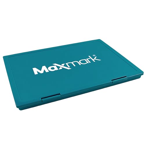MaxMark Extra Large Blue Ink Stamp Pad - 8.25" x 11.5" - Industrial Felt Pad - Blue Color - color: Blue, size: 8.25" x 11.5"