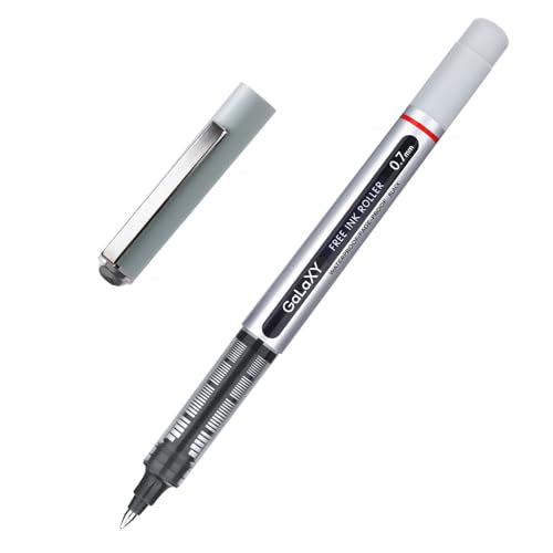 EYEYE Liquid Ink Rollerball Pens 12 Pack 3 Colors Black Blue Red 0.7mm Medium Point Pens Quick Dry Smooth Writing Pens for Journaling Office School Note Taking Supplies - color: 3 Colors, size: 0.7mm