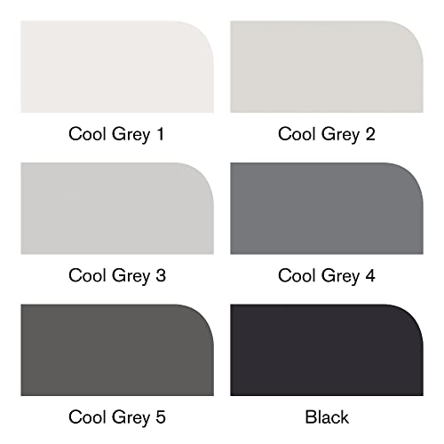 Winsor & Newton ProMarker Set, 6 Count, Neutral Tones | Twin-tipped, Broad chisel nib for broad strokes & shading, Fine bullet tip for precision, Alcohol-Based Ink - color: Neutral Tones, style: Set of 6