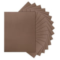 Silunkia 120 Sheets Coffee Color Cardstock 8.5 x 11 Crafting Paper 92lb - color: Coffee, size: 120 Sheets