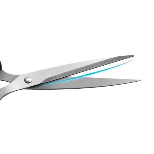 OneName 5" & 6" Sharp Pointed Scissors, All Purpose Office Scissors 6 Pack